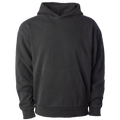 INDEPENDENT IND330BLV-P2, Ind330blv - Boulevard 330gm Heavyweight Pullover Hood (pigment Black, Storm Blue), Pigment Black