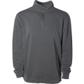 INDEPENDENT PRM4600QZ, Midweight Pigment Dye Quarter Zip, Pigment Black