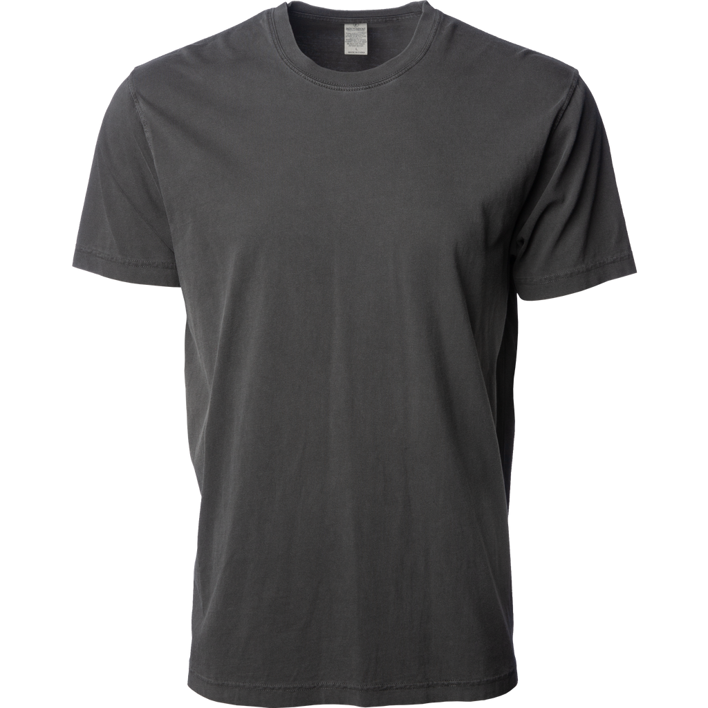 INDEPENDENT PRM180PT-P1, Prm180pt - Premium 180gsm Pigment Dye T-shirt (colors B-p), Pigment Black