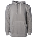 INDEPENDENT PRM4500, Unisex Midweight Pigment Dyed Hooded Pullover, Pigment Cement