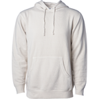 INDEPENDENT PRM4500, Unisex Midweight Pigment Dyed Hooded Pullover, Pigment Ivory