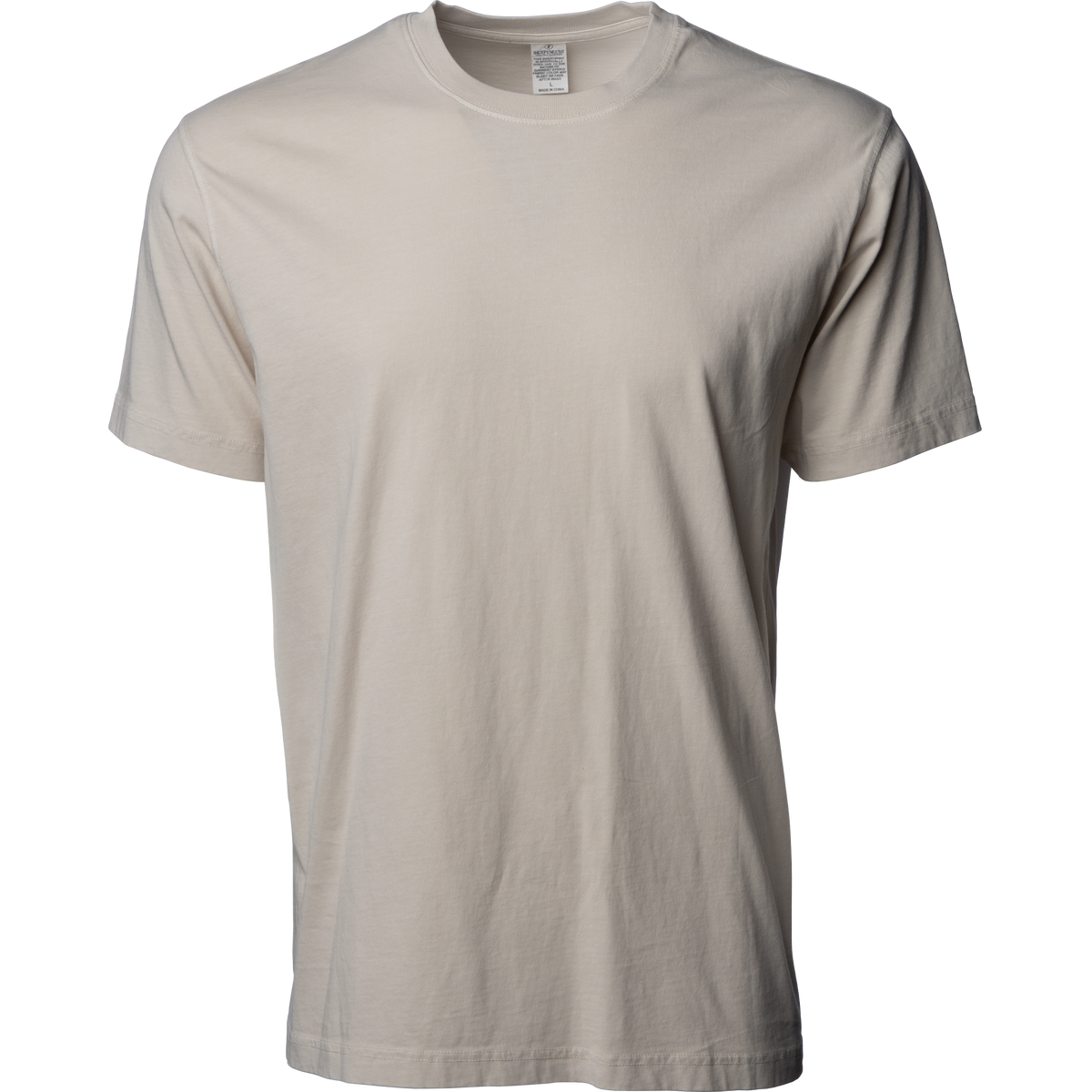 INDEPENDENT PRM180PT-P2, Prm180pt - Premium 180gsm Pigment Dye T-shirt (pigment Slate Blue, White), Pigment Ivory