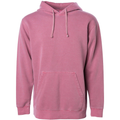 INDEPENDENT PRM4500-P1, Prm4500 - Unisex Midweight Pigment Dyed Hooded Pullovers (colors P-p), Pigment Maroon