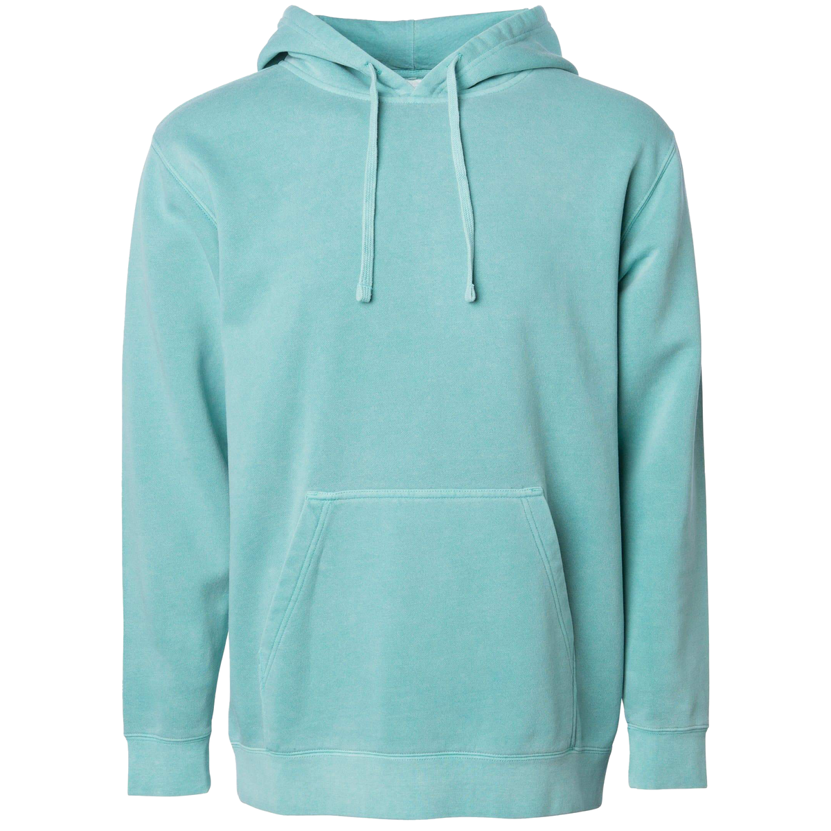 INDEPENDENT PRM4500-P1, Prm4500 - Unisex Midweight Pigment Dyed Hooded Pullovers (colors P-p), Pigment Mint