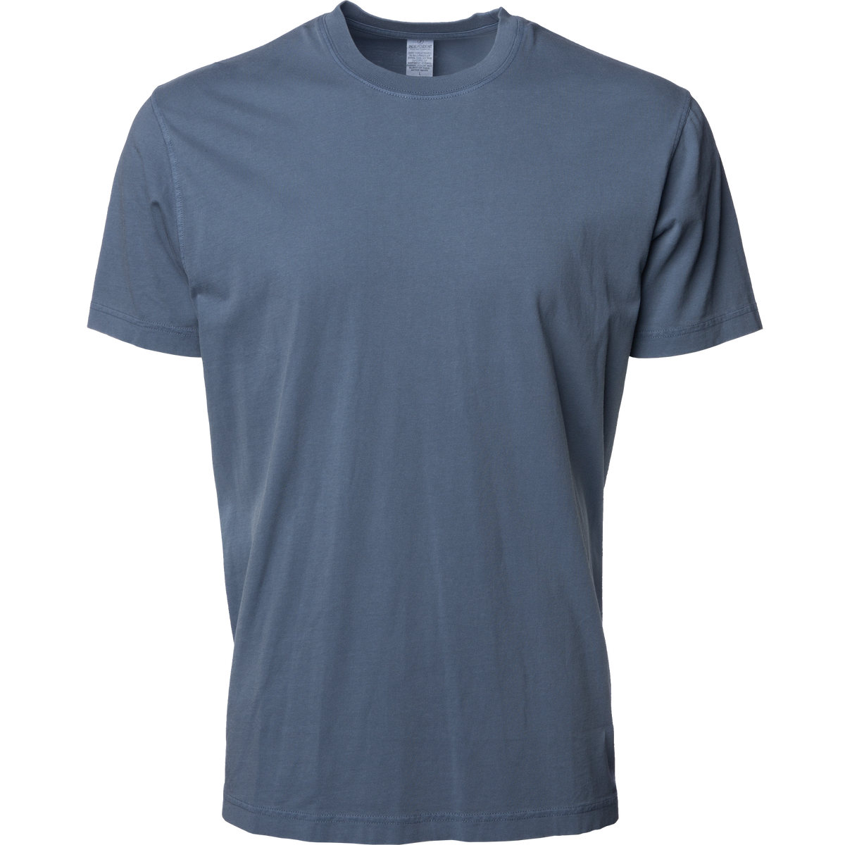 INDEPENDENT PRM180PT-P1, Prm180pt - Premium 180gsm Pigment Dye T-shirt (colors B-p), Pigment Slate Blue