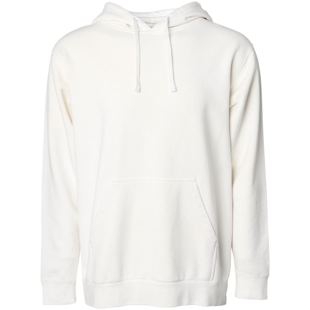 INDEPENDENT PRM4500-P1, Prm4500 - Unisex Midweight Pigment Dyed Hooded Pullovers (colors P-p), Prepared for Dye