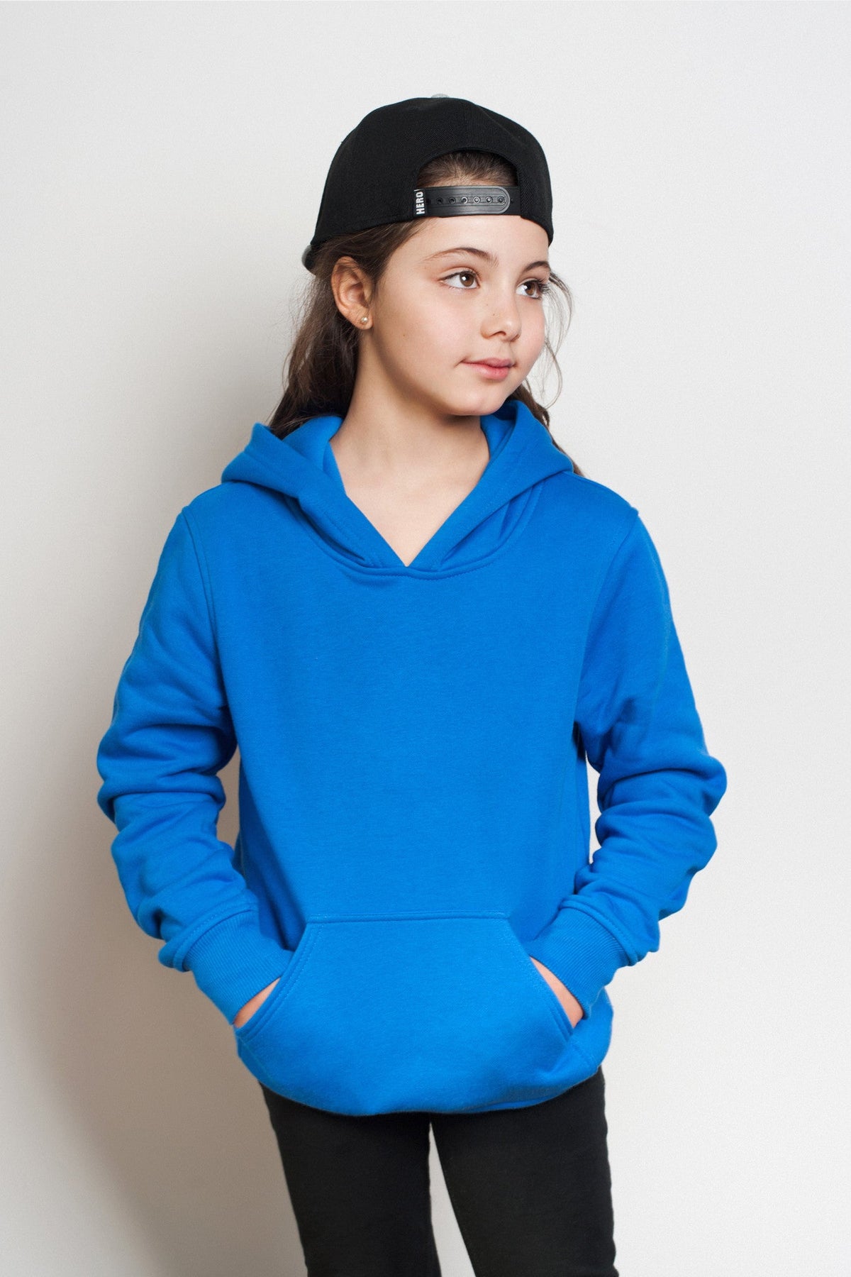 Just Like Hero HERO-2020, Unisex Blank Hoodie, Royal Blue