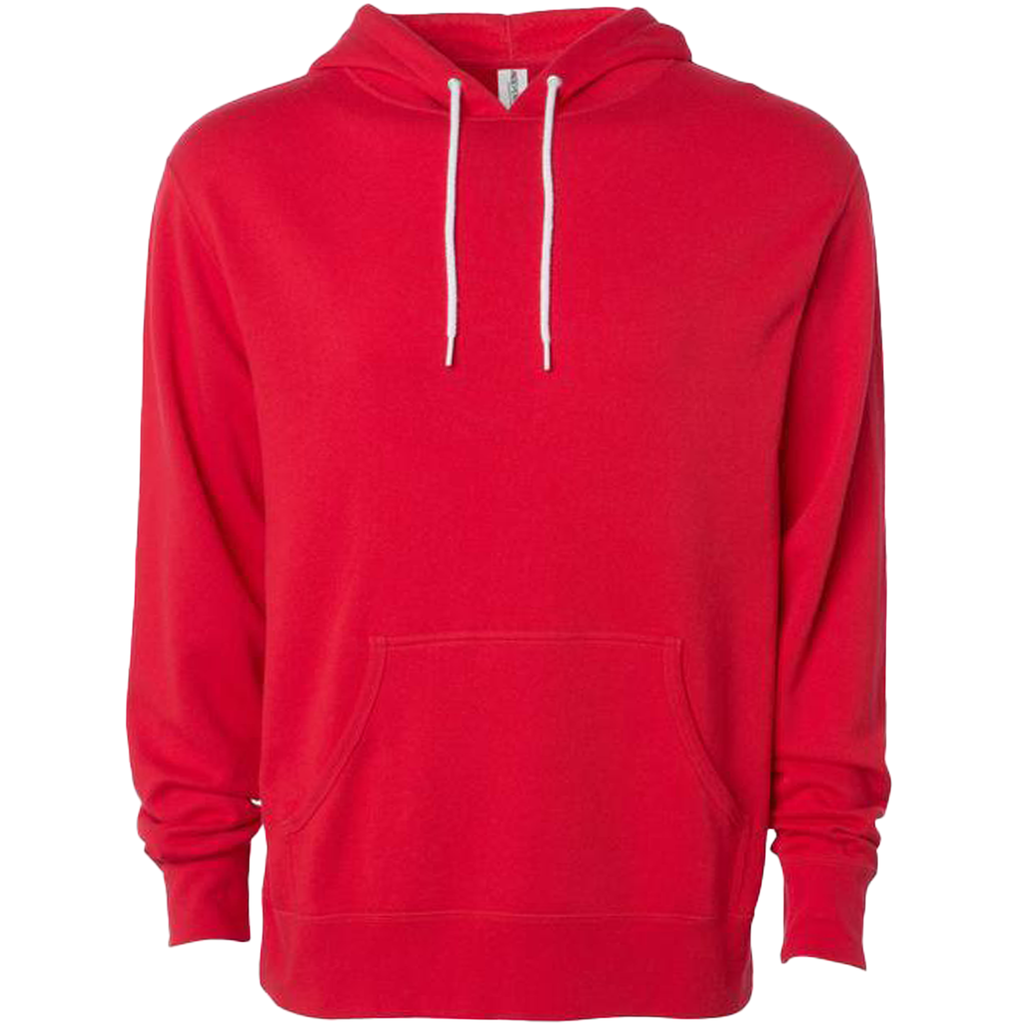 INDEPENDENT AFX90UN, Unisex Pullover Hooded Sweatshirt, Red