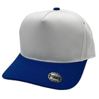 NISSI CAPS GNV-007, Premium Pro Style Cap, White Royal