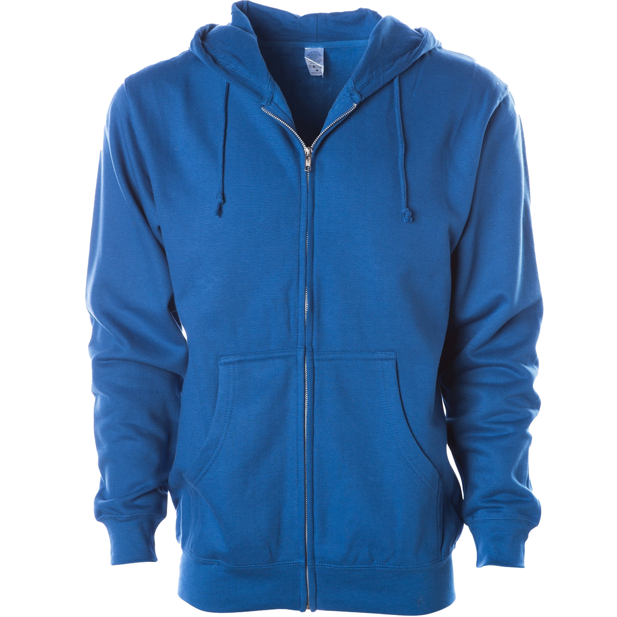 INDEPENDENT SS4500Z, Midweight Zip Hooded Sweatshirt, Royal