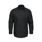 CX2 S04600, - Camden - Men's Poly-cotton Twill Long Sleeve Easy-care Shirt, Black