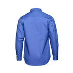 CX2 S04600, - Camden - Men's Poly-cotton Twill Long Sleeve Easy-care Shirt, Blue
