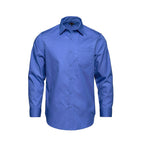 CX2 S04600, - Camden - Men's Poly-cotton Twill Long Sleeve Easy-care Shirt, Blue