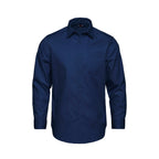 CX2 S04600, - Camden - Men's Poly-cotton Twill Long Sleeve Easy-care Shirt, Navy