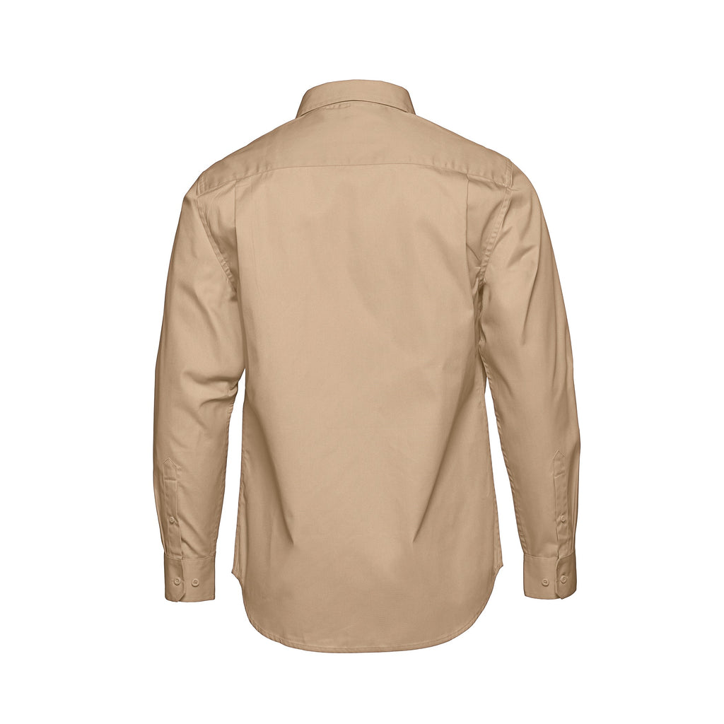 CX2 S04600, - Camden - Men's Poly-cotton Twill Long Sleeve Easy-care Shirt, Sand
