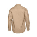 CX2 S04600, - Camden - Men's Poly-cotton Twill Long Sleeve Easy-care Shirt, Sand