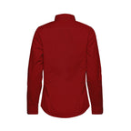 CX2 S04601, - Camden - Ladies Poly-cotton Twill Long Sleeve Easy-care Shirt, Red
