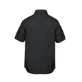 CX2 S04605, - Ashton - Poly Cotton Twill Short Sleeve Easy-care Shirt, Black