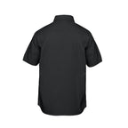 CX2 S04605, - Ashton - Poly Cotton Twill Short Sleeve Easy-care Shirt, Black