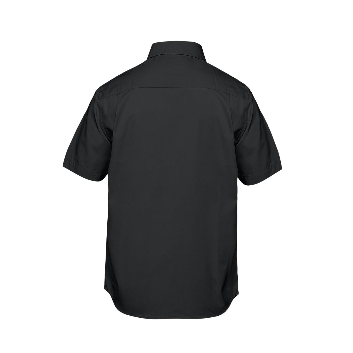 CX2 S04605, - Ashton - Poly Cotton Twill Short Sleeve Easy-care Shirt, Black