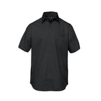 CX2 S04605, - Ashton - Poly Cotton Twill Short Sleeve Easy-care Shirt, Black