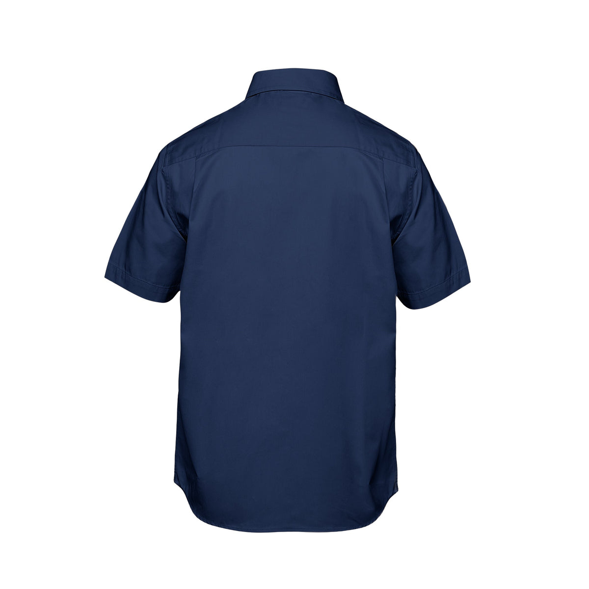 CX2 S04605, - Ashton - Poly Cotton Twill Short Sleeve Easy-care Shirt, Navy