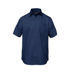 CX2 S04605, - Ashton - Poly Cotton Twill Short Sleeve Easy-care Shirt, Navy