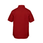 CX2 S04605, - Ashton - Poly Cotton Twill Short Sleeve Easy-care Shirt, Red