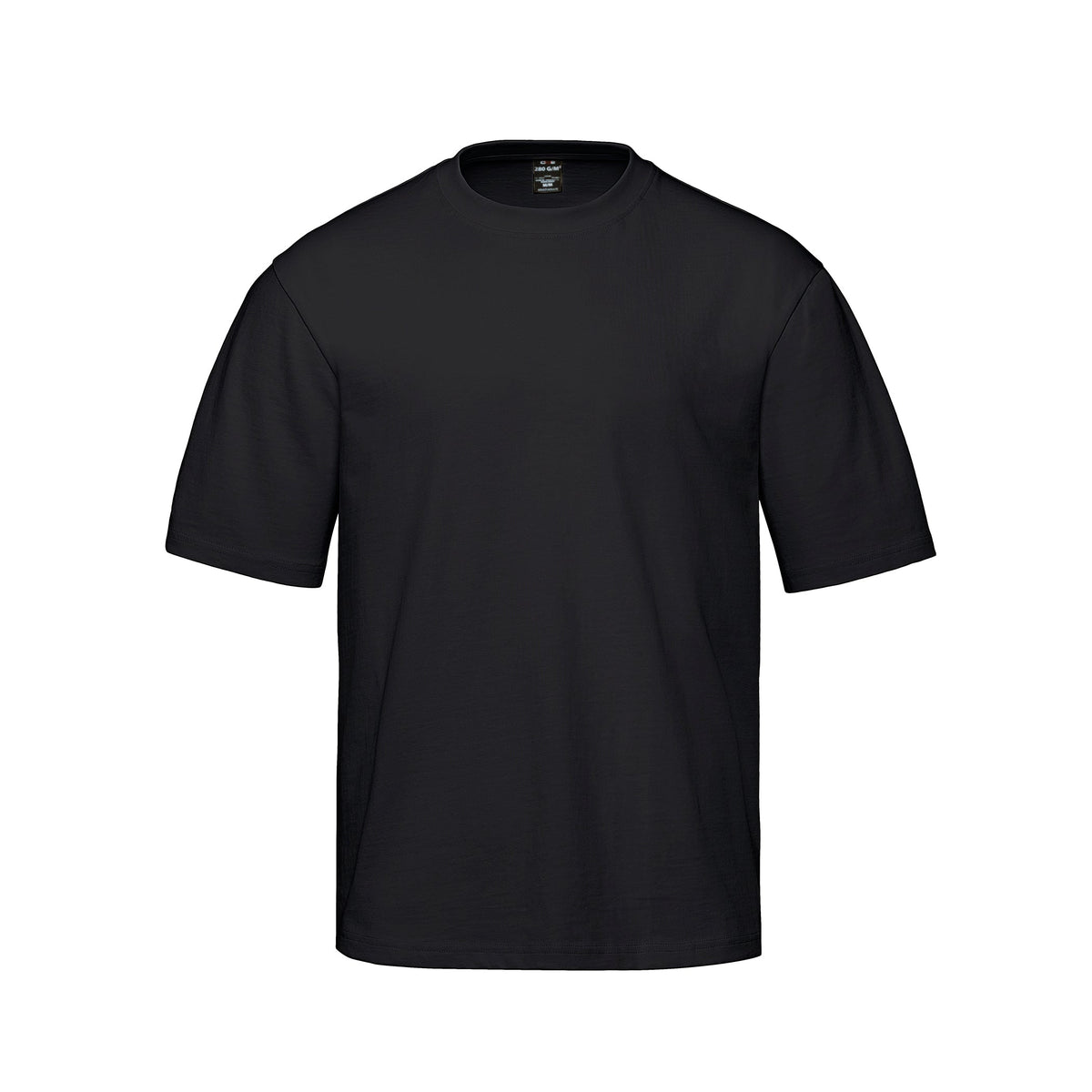 CX2 S05280, - Urban - 280gsm Heavyweight Drop Shoulder Cotton T-shirt, Black