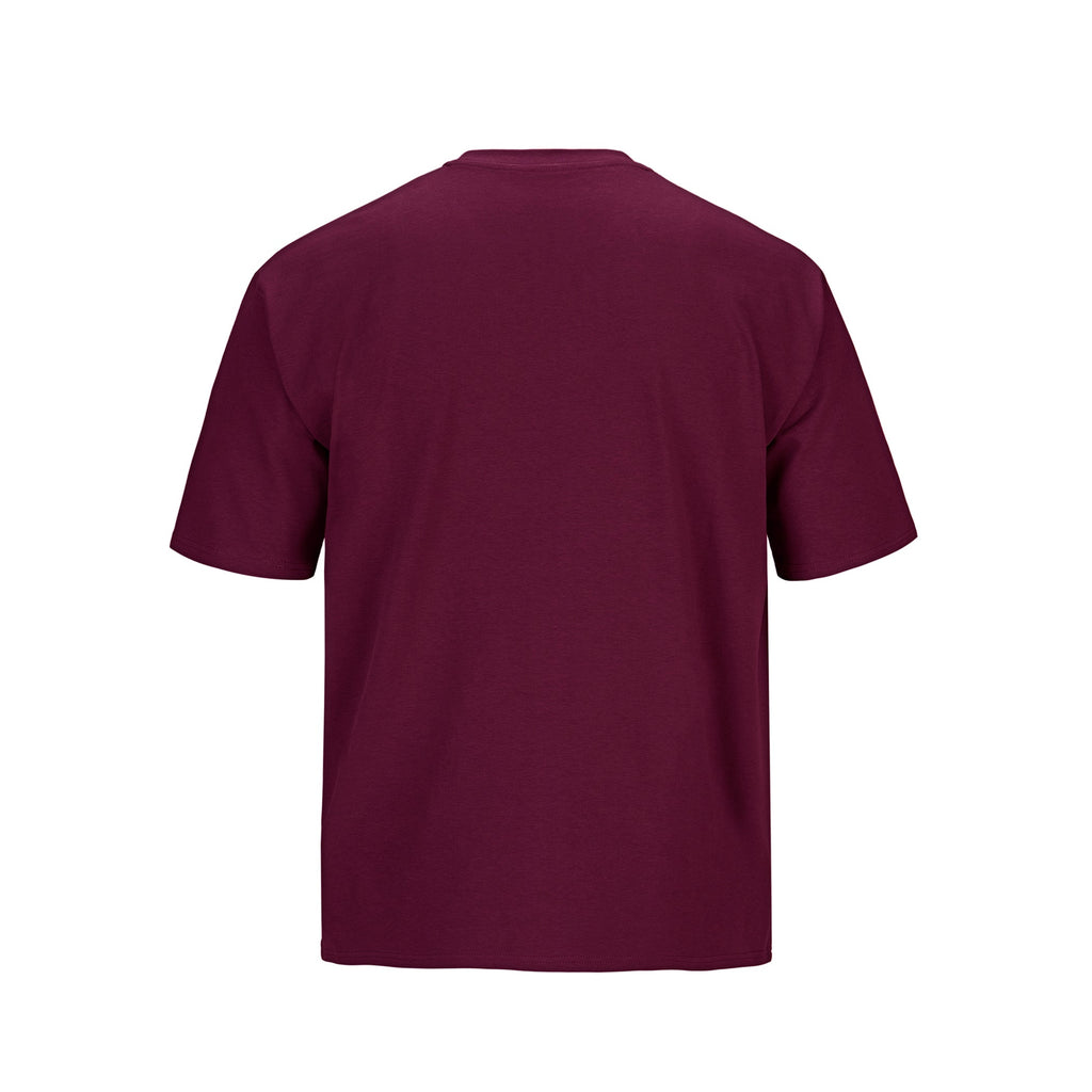 CX2 S05280, - Urban - 280gsm Heavyweight Drop Shoulder Cotton T-shirt, Maroon