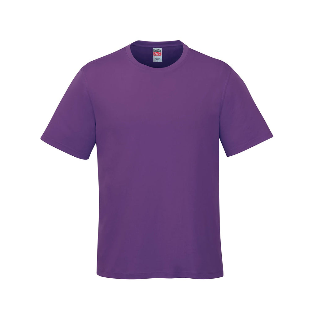 Canada Sportswear S5610Y, - Parkour - Youth Ring Spun Combed Cotton Crewneck T-shirt, Purple