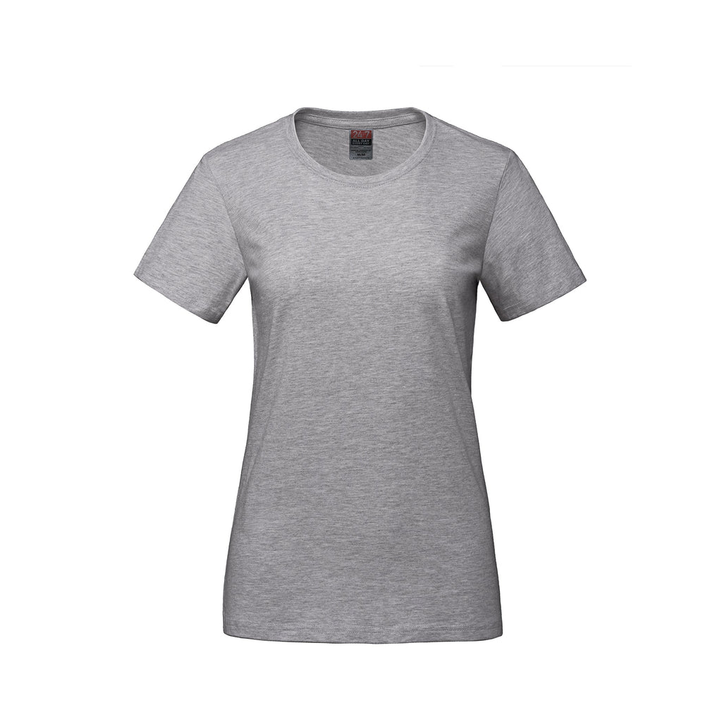 Canada Sportswear S05611, - Parkour - Ladies Ring Spun Combed Cotton Crewneck T-shirt, Athletic Grey