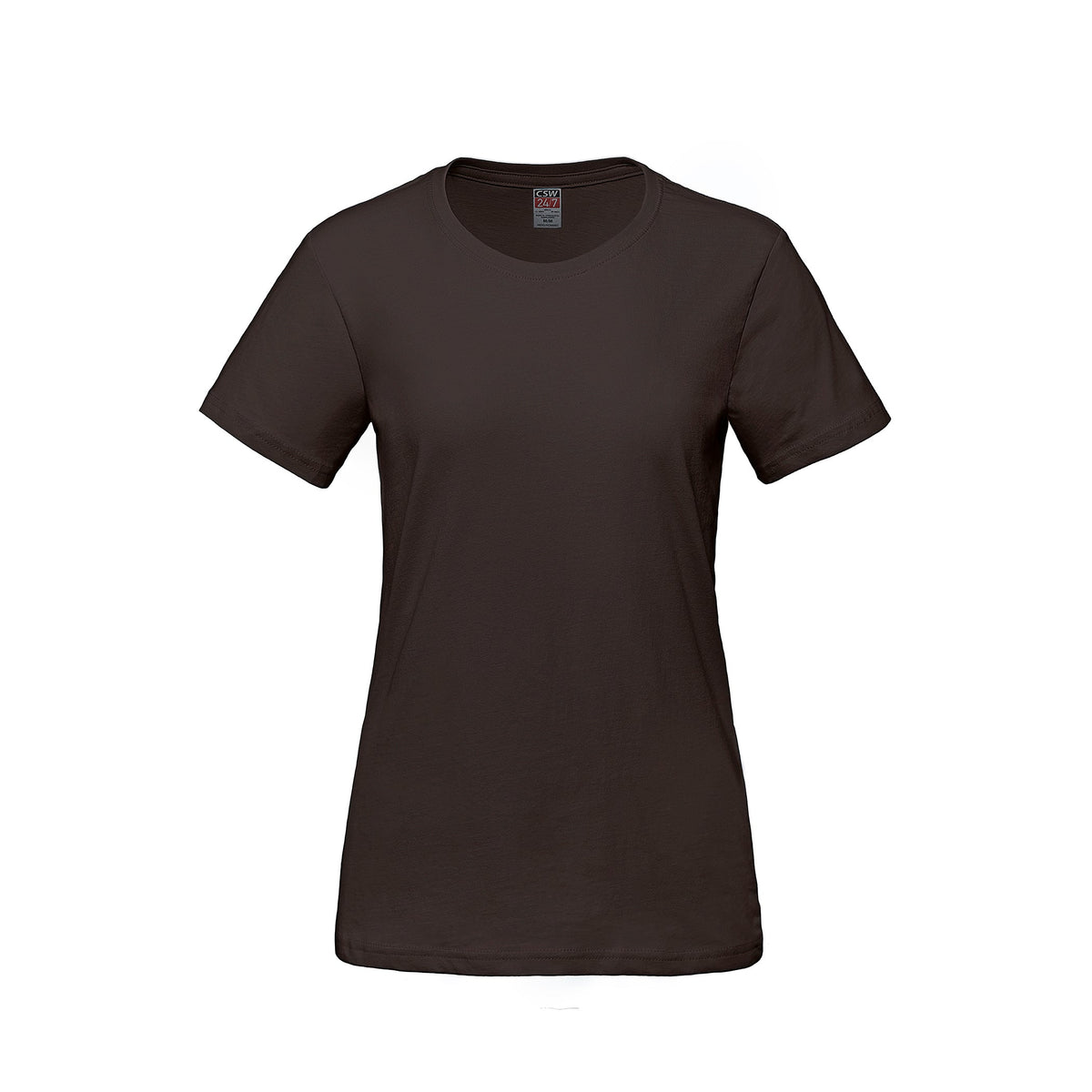 Canada Sportswear S05611, - Parkour - Ladies Ring Spun Combed Cotton Crewneck T-shirt, Brown