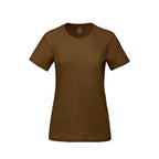 Canada Sportswear S05611, - Parkour - Ladies Ring Spun Combed Cotton Crewneck T-shirt, Caramel
