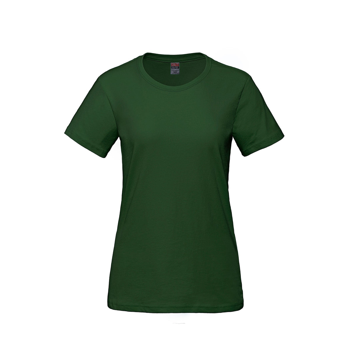 Canada Sportswear S05611, - Parkour - Ladies Ring Spun Combed Cotton Crewneck T-shirt, Forest Green