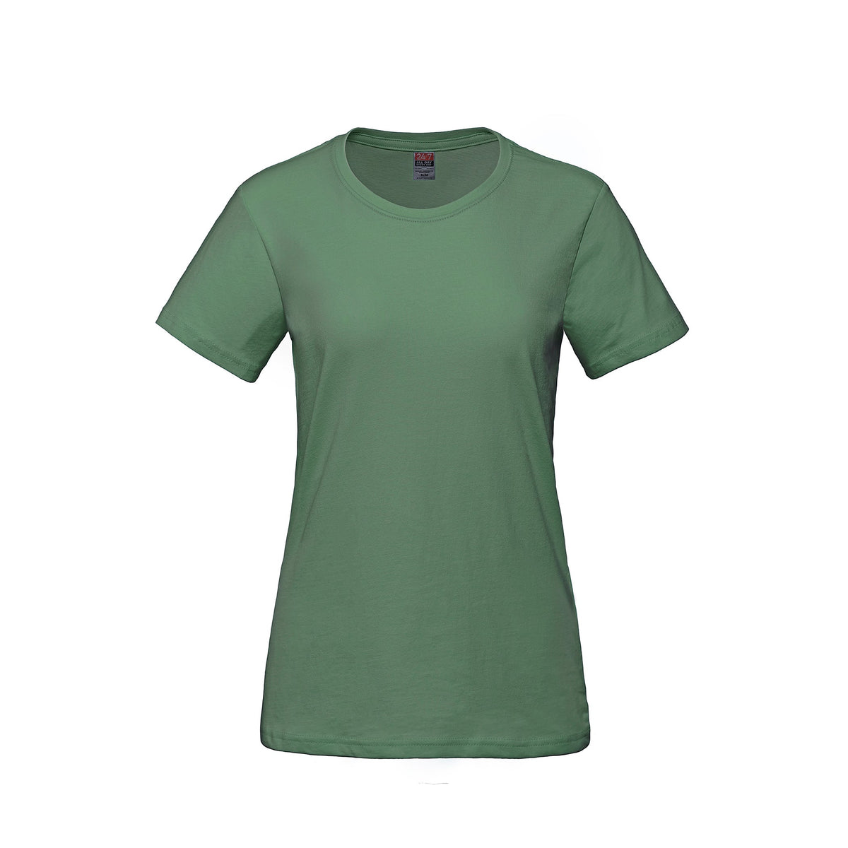 Canada Sportswear S05611, - Parkour - Ladies Ring Spun Combed Cotton Crewneck T-shirt, Fatigue Green