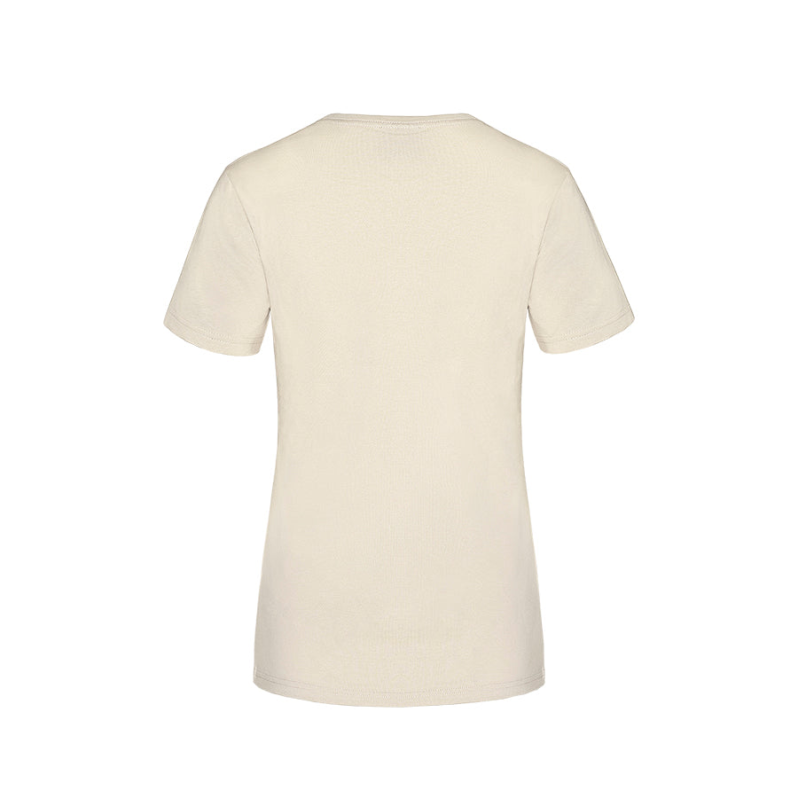 Canada Sportswear S05611, - Parkour - Ladies Ring Spun Combed Cotton Crewneck T-shirt, Ivory