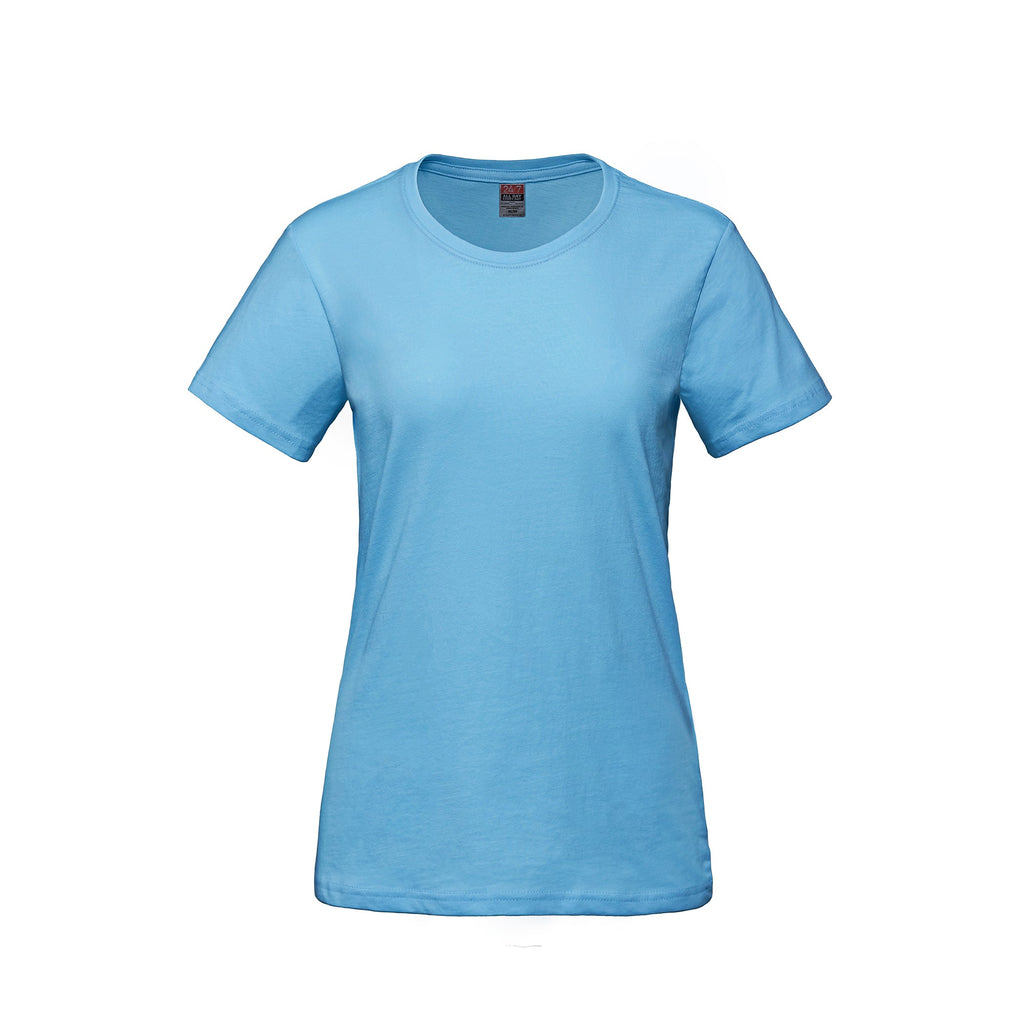 Canada Sportswear S05611, - Parkour - Ladies Ring Spun Combed Cotton Crewneck T-shirt, Light Blue