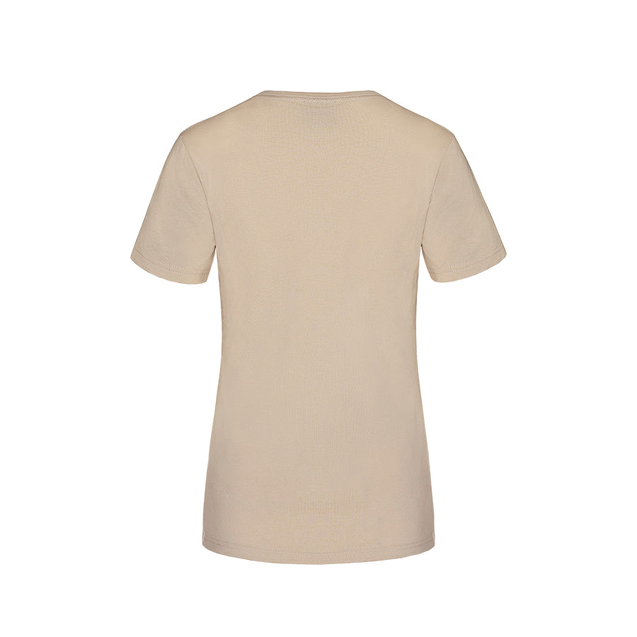 Canada Sportswear S05611, - Parkour - Ladies Ring Spun Combed Cotton Crewneck T-shirt, Sand