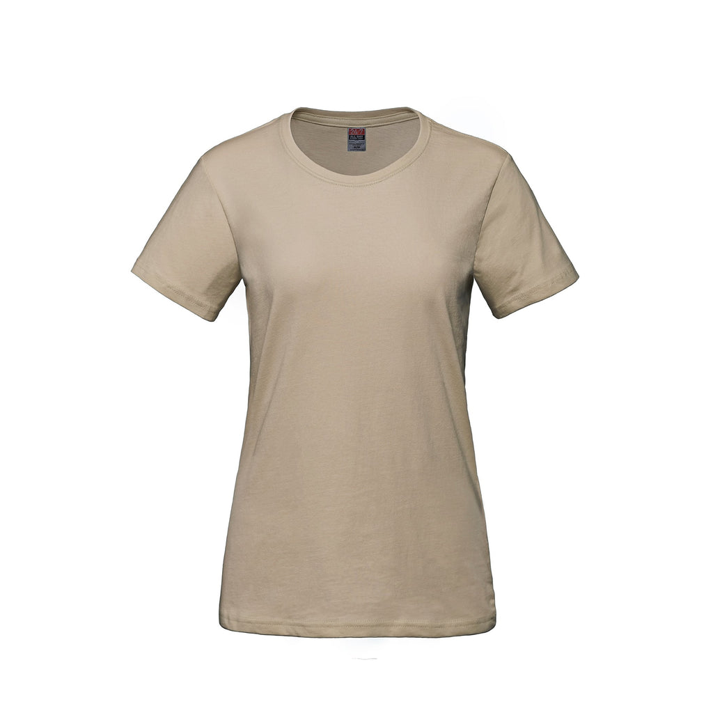 Canada Sportswear S05611, - Parkour - Ladies Ring Spun Combed Cotton Crewneck T-shirt, Sand