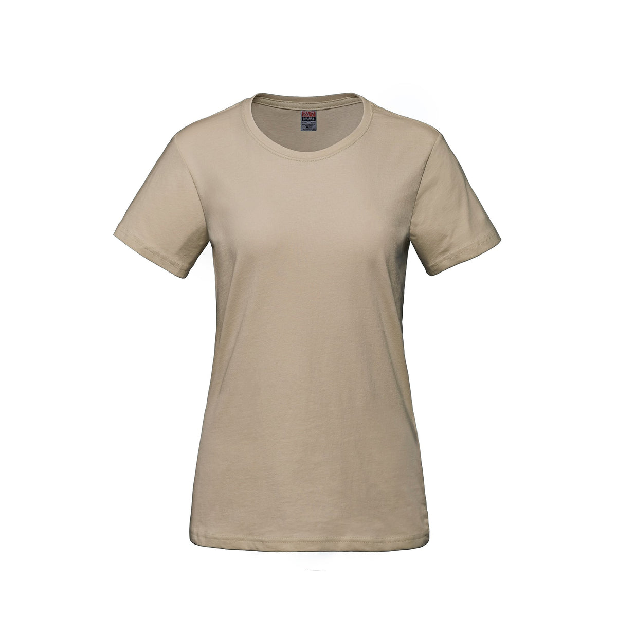 Canada Sportswear S05611, - Parkour - Ladies Ring Spun Combed Cotton Crewneck T-shirt, Sand