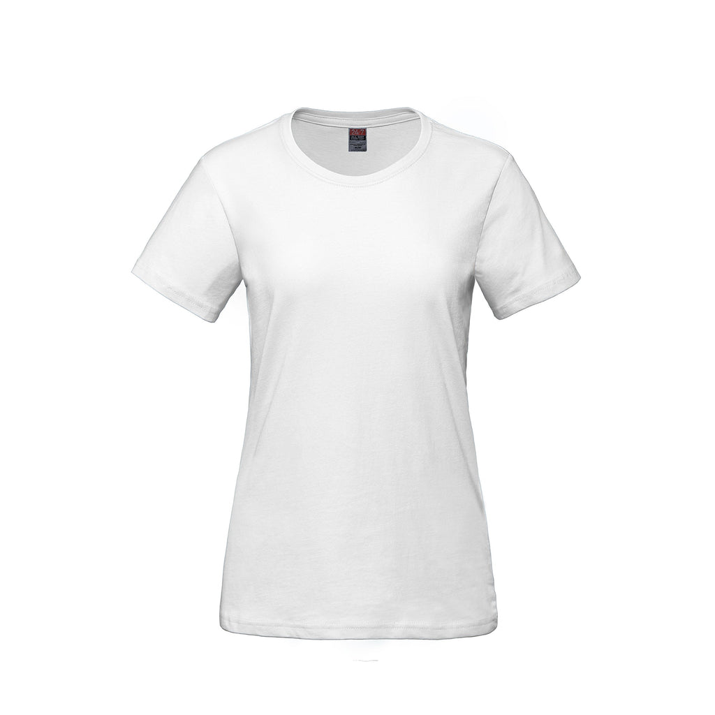 Canada Sportswear S05611, - Parkour - Ladies Ring Spun Combed Cotton Crewneck T-shirt, White