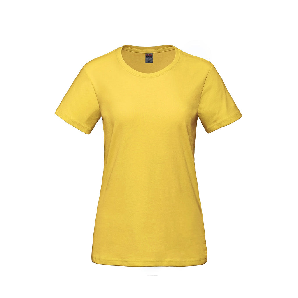 Canada Sportswear S05611, - Parkour - Ladies Ring Spun Combed Cotton Crewneck T-shirt, Yellow