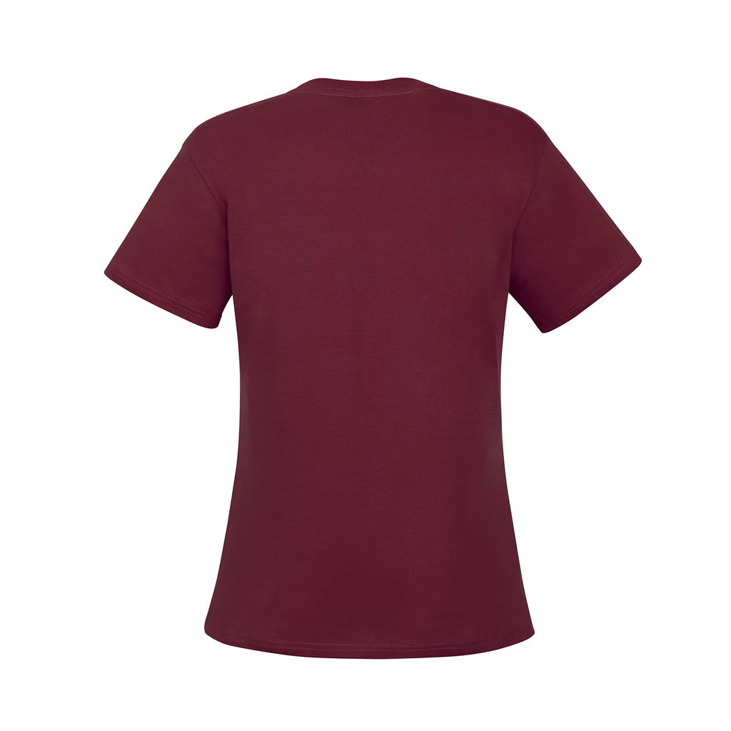 Canada Sportswear S05611, - Parkour - Ladies Ring Spun Combed Cotton Crewneck T-shirt, Maroon
