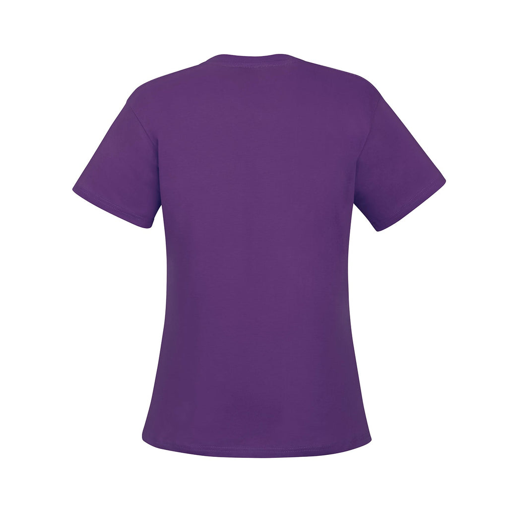 Canada Sportswear S05611, - Parkour - Ladies Ring Spun Combed Cotton Crewneck T-shirt, Purple