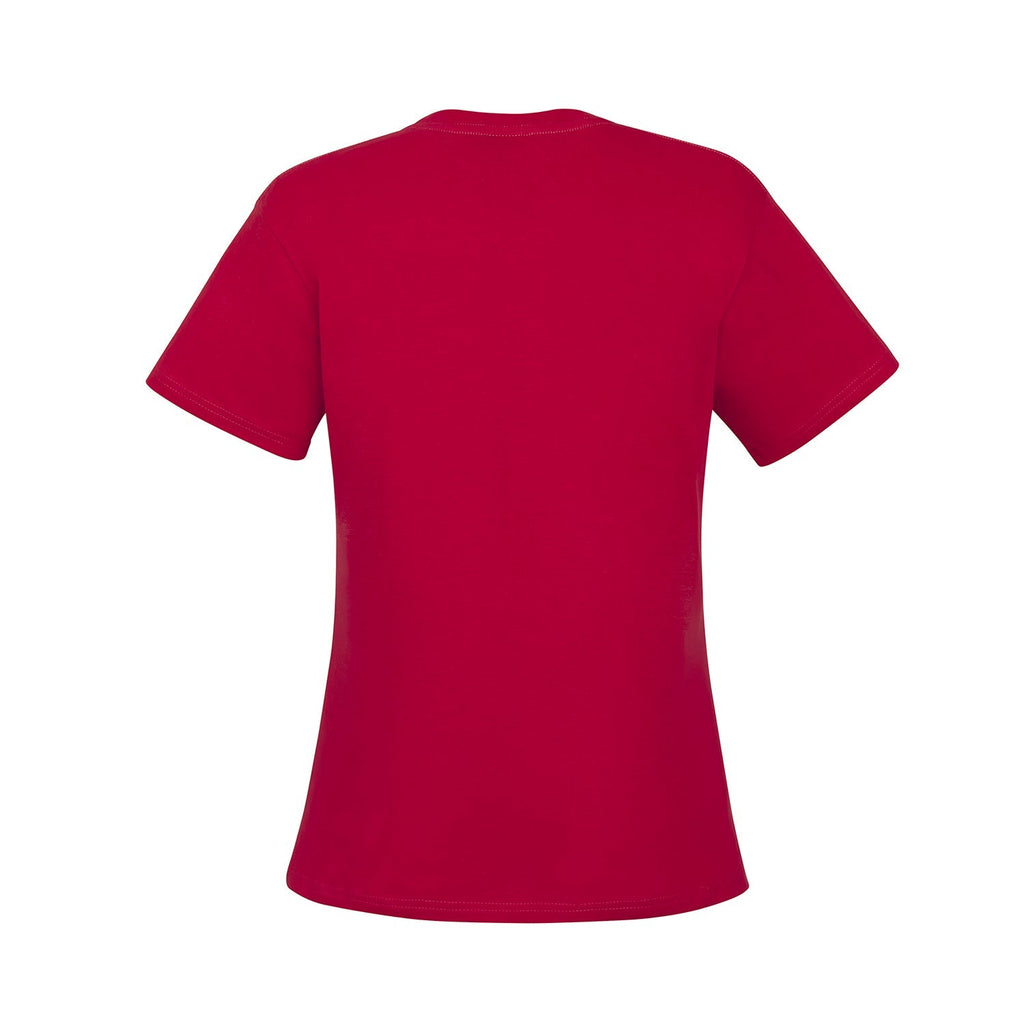 Canada Sportswear S05611, - Parkour - Ladies Ring Spun Combed Cotton Crewneck T-shirt, Red