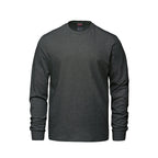 Canada Sportswear S05615, - Breeze - Adult Ring Spun Combed Cotton Long Sleeve Crewneck T-shirt, Charcoal