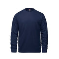Canada Sportswear S05615, - Breeze - Adult Ring Spun Combed Cotton Long Sleeve Crewneck T-shirt, Navy