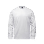 Canada Sportswear S05615, - Breeze - Adult Ring Spun Combed Cotton Long Sleeve Crewneck T-shirt, White