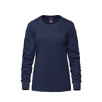 Canada Sportswear S05616, - Breeze - Ladies Ring Spun Combed Cotton Long Sleeve Crewneck T-shirt, Navy